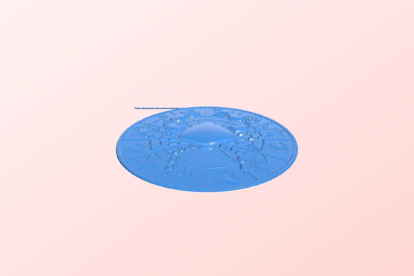 Zodiac pattern – Cancer | 3d print model