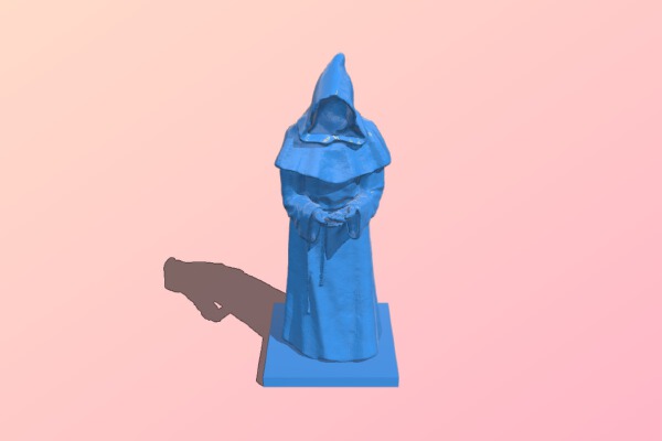 Waiting monk Ambrosius | 3d print model