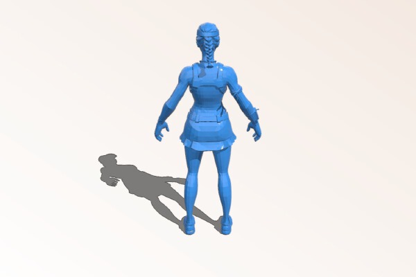 Volley girl | 3d print model