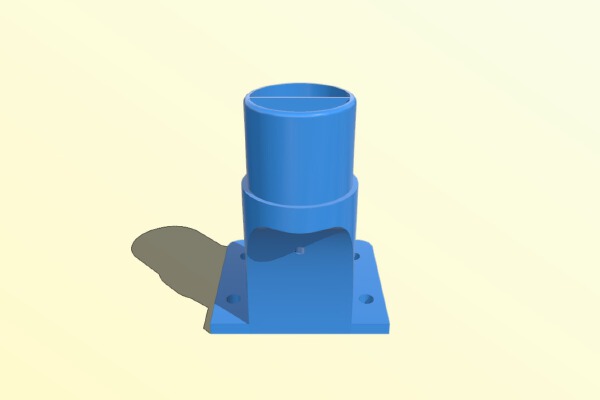 Supporto sbarra letto a castello Moretti compact | 3d print model