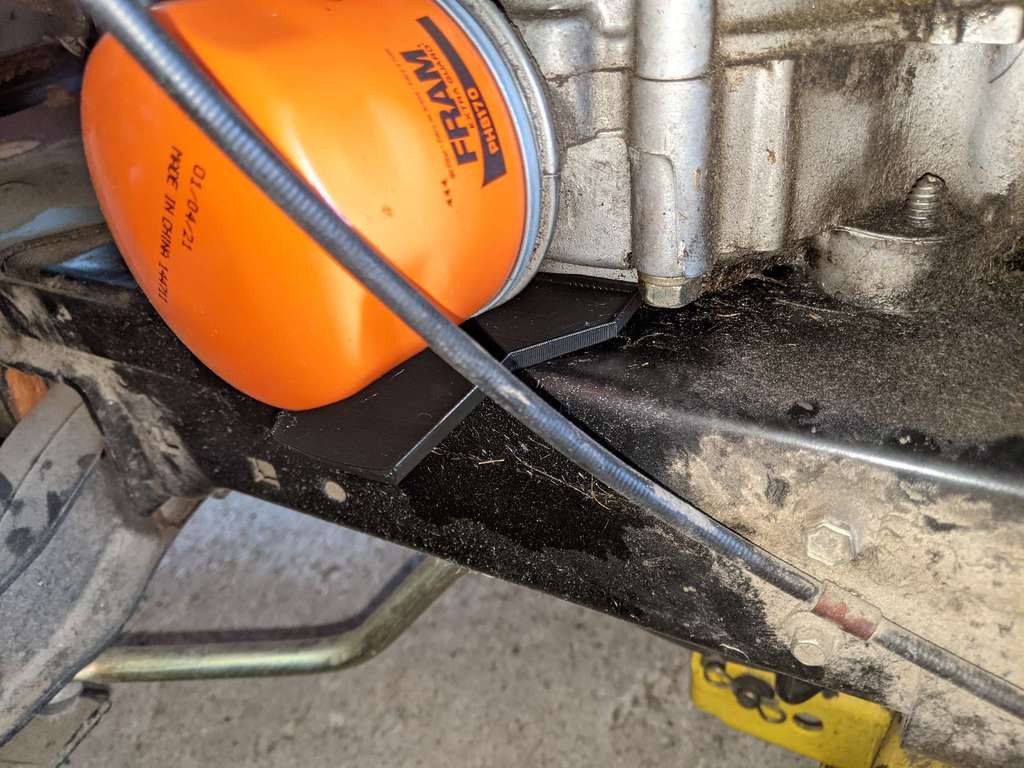 Oil Filter Funnel for Lawn Mower
