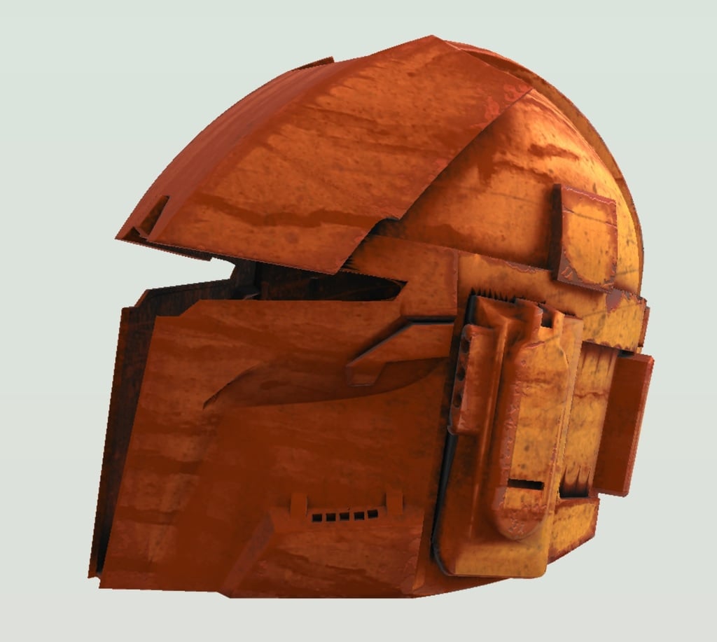 Mandalorian Concept Helmet "Beskvinn" by Red Star