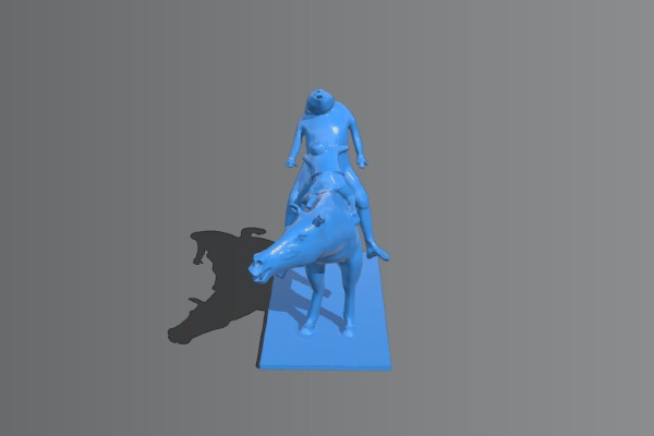 Horse and rider | 3d print model