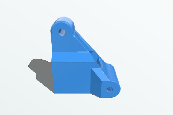 EEZYbotARM MK2 Rotating Claw Servo Mount | 3d print model