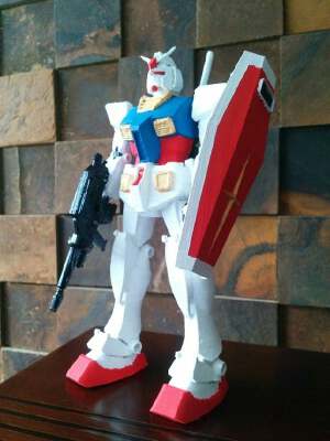 Gundam rx 78 (in pieces) | 3d print model