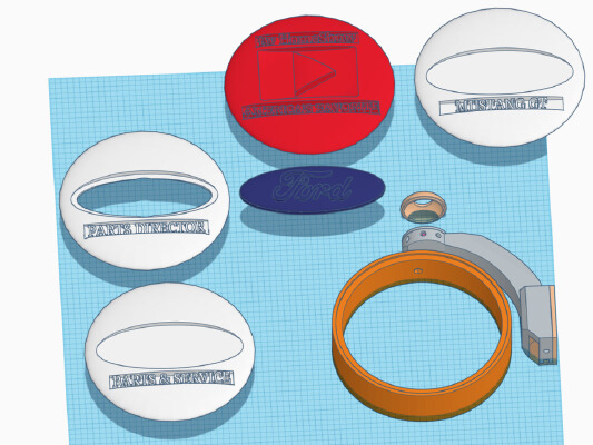 Wall-Mounted | Rotating Clock_Sign | MOTORIZED | 3d print model
