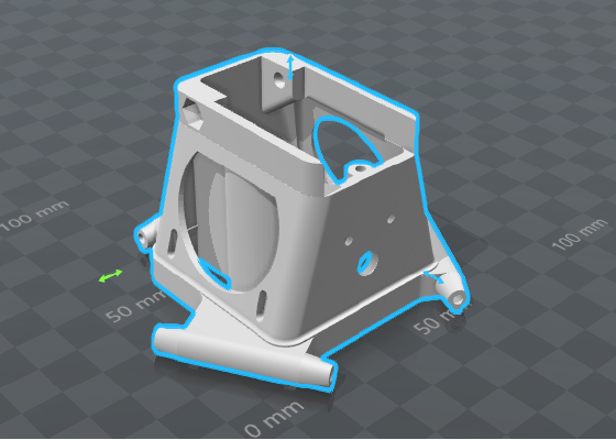 Micromake effector v3 (3ddev)-40mm dist. rod ends | 3d print model
