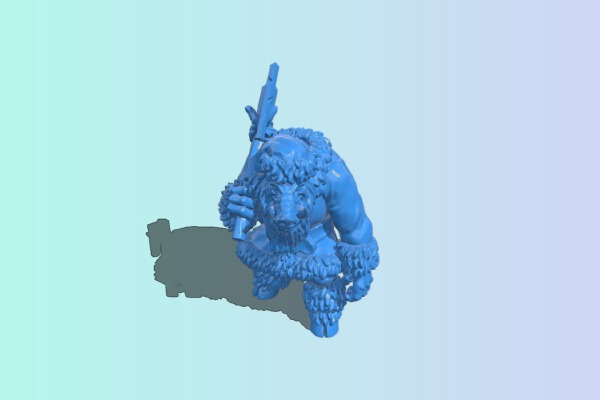 Boar Santa | 3d print model