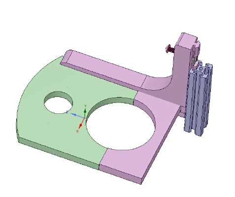 X carve dust shoe with use with cnc4newbie z axis | 3d print model