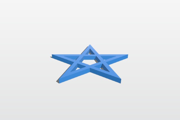 Regular star polygons and star figures | 3d print model