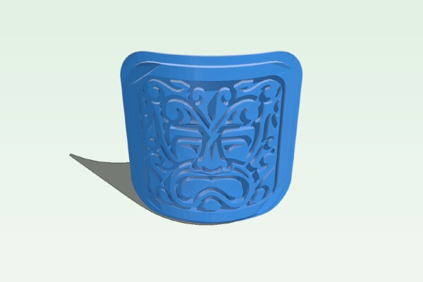 Aztec stel | 3d print model