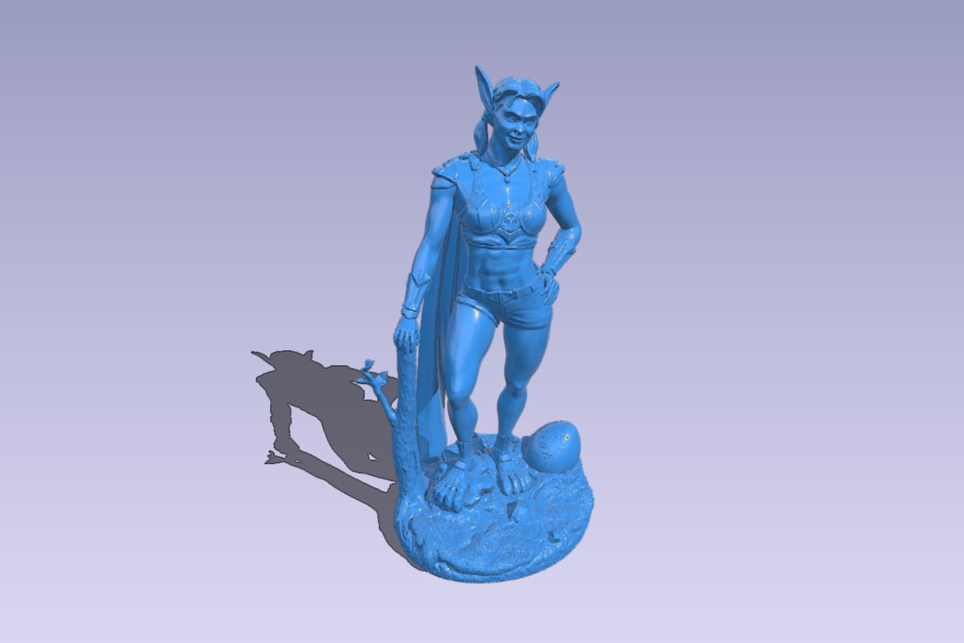 Rabbit girl statue