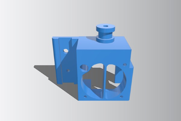 Ender 3 Direct BMG Petsfang v2 mount - stock hotend | 3d print model