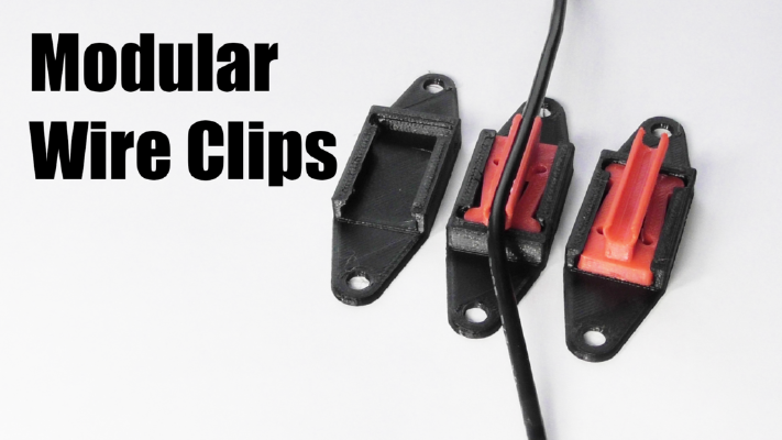 Modular Wire-Clips | 3d print model