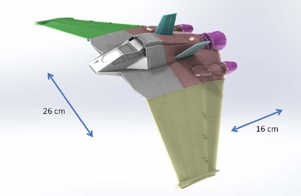 F-302 Fighter (Stargate SG-1) | 3d print model