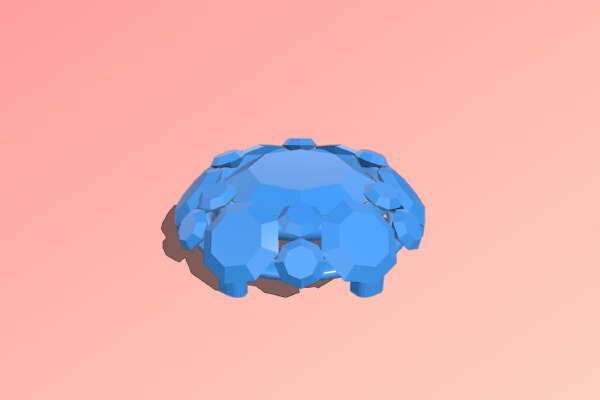 Diamond Particle for ParticleDress : The Open Source Dress | 3d print model