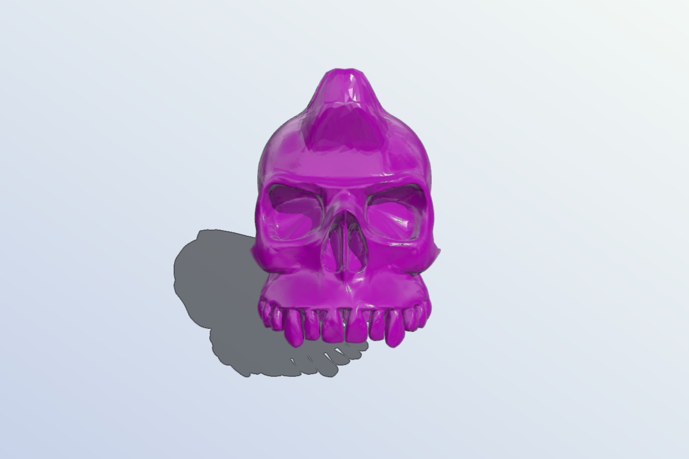 Punk skull ring