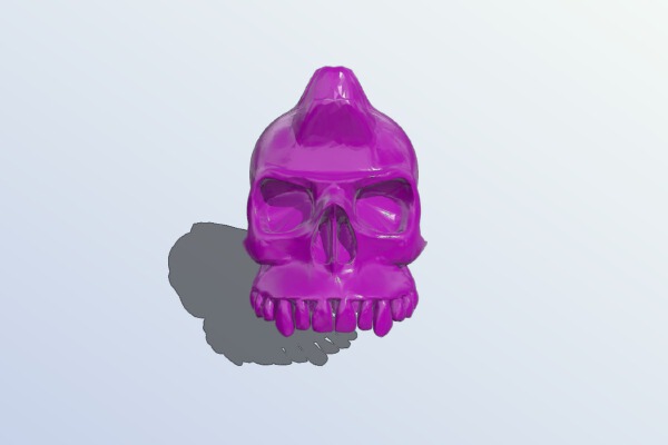 Punk skull ring | 3d print model