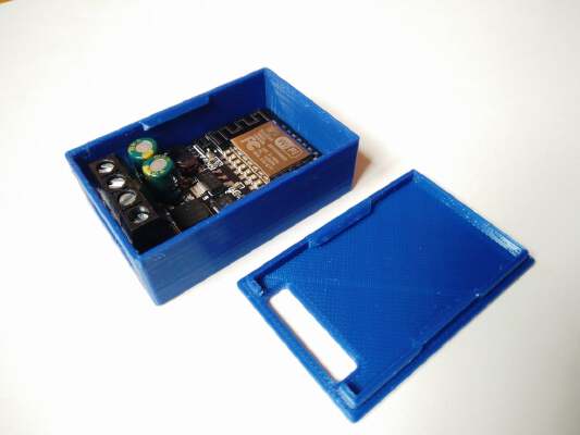 Snapfit Enclosure for ESP8266 Sinilink XY-WFMS 5V-36V Mosfet Switch Module | 3d print model