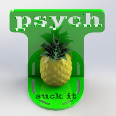 Bookend Psych TV show | 3d print model