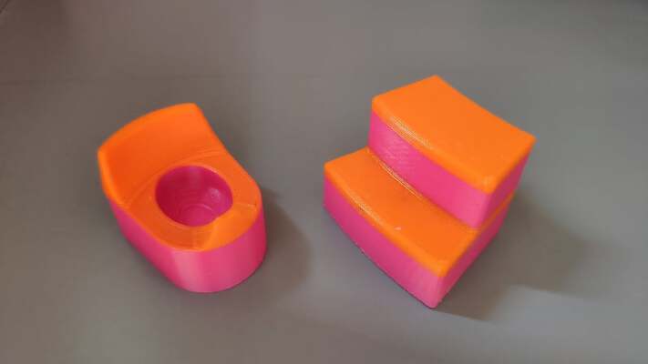 Mini potty and children's stool | 3d print model