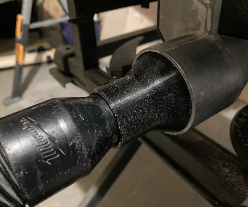 Milwaukee Vacuum 0880-20 to 1.5" _ 2.5" Tool Adapter