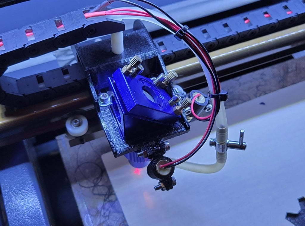 [Update: 2022.12.02] Cloudray K4060 Series Laser Head Mount _ 2nd Mirror Bracket for OMTech K40 Laser Cutter