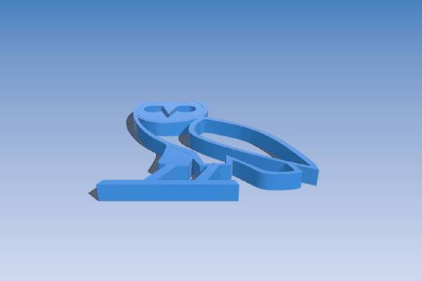 October's Very Own Logo - Drake | 3d print model