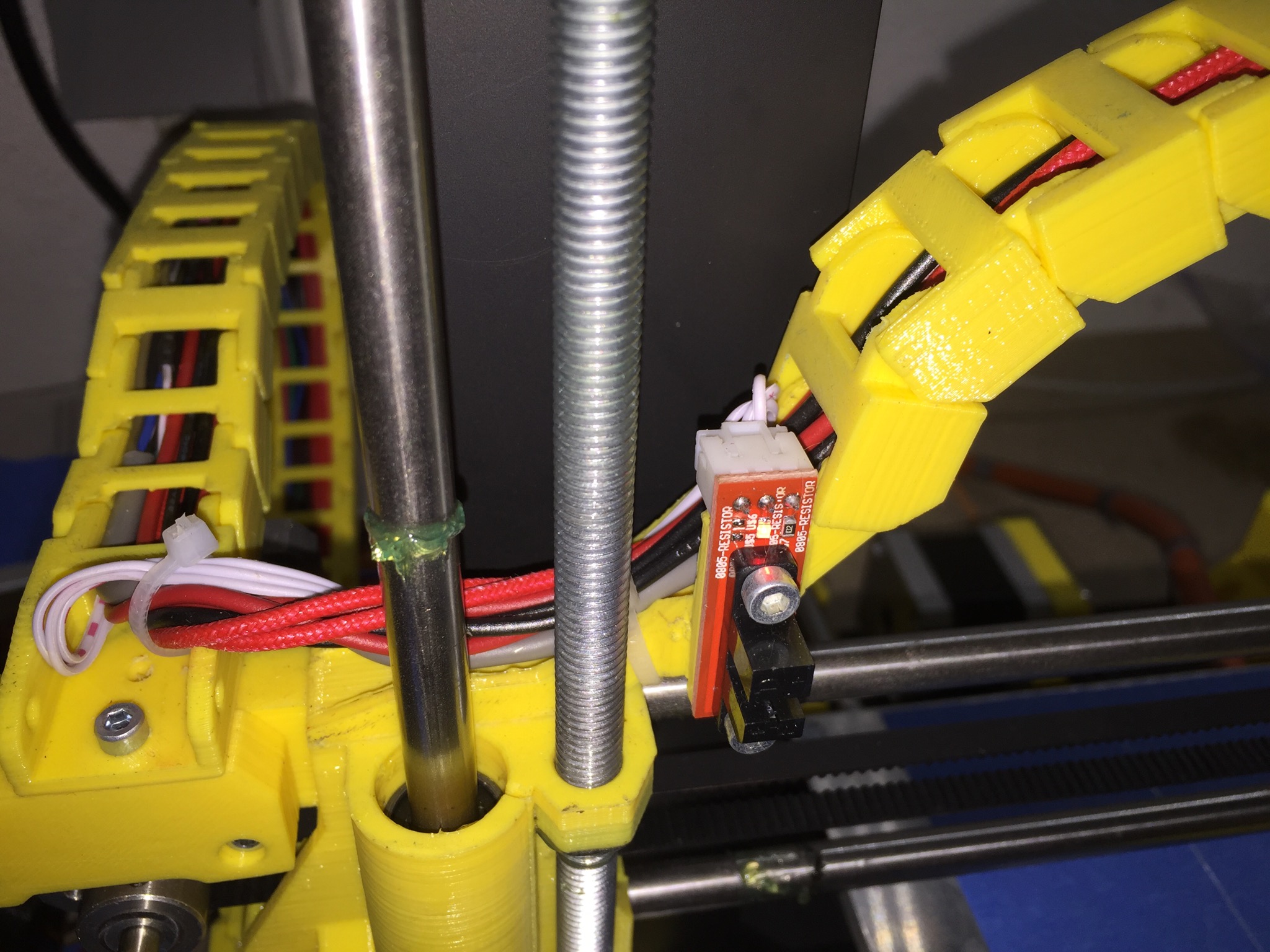 Prusa I3 Hephestos X Cable Mount and Endstop