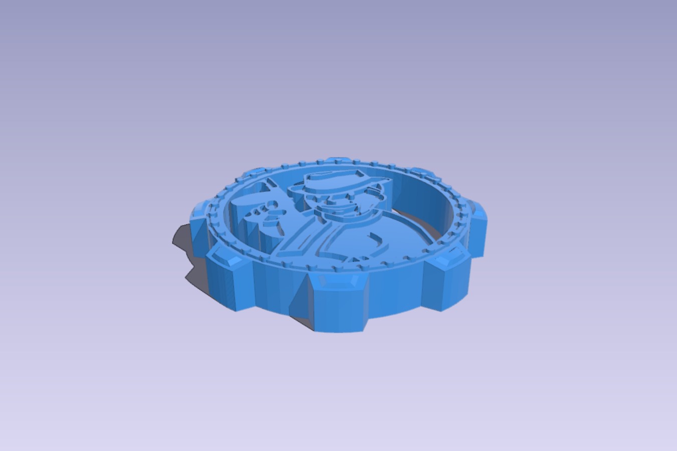 Vault Boy Extruder Wheel