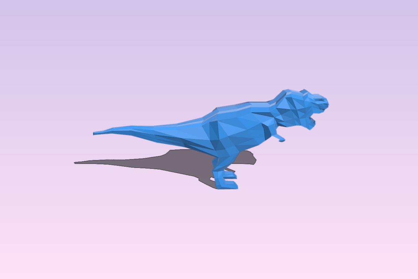 Low poly Trex