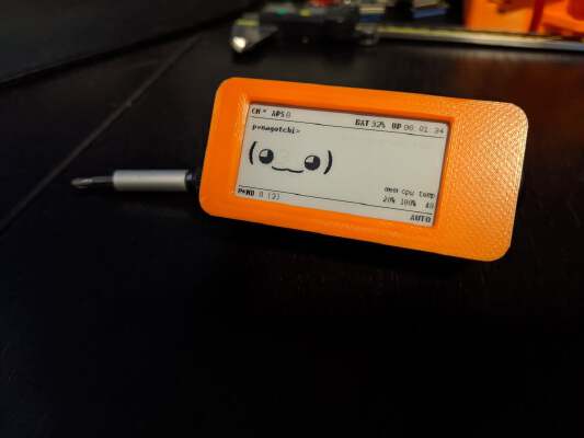 Pwnagotchi slim for Waveshare V2 and PiSugar2 | 3d print model