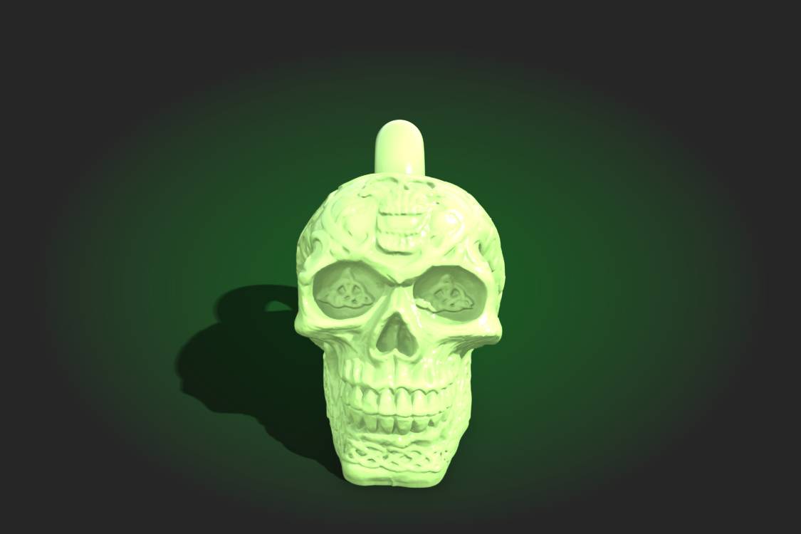 Celtic Skull keychain