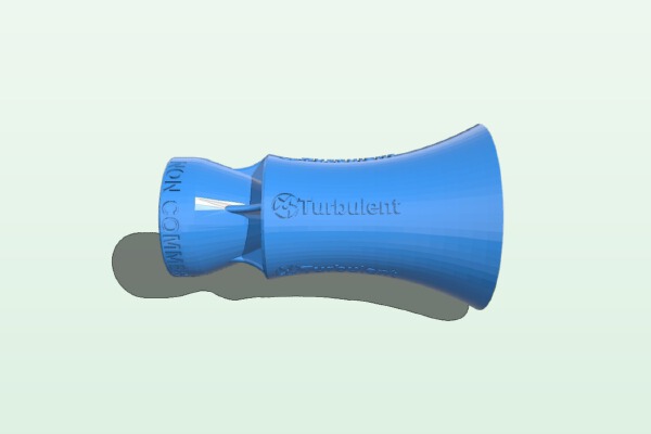 3_4in Turbulent Flow Nozzle - Loc-Line | 3d print model