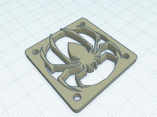 40mm and 50mm Tarantula Fan Cover | 3d print model