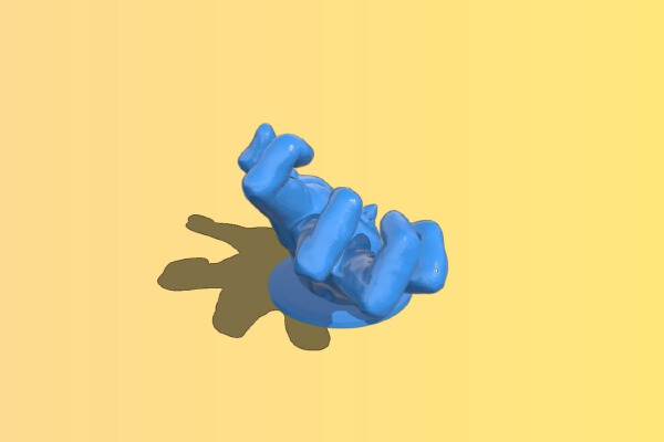 Yelling Hand | 3d print model