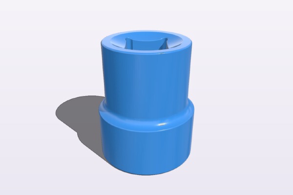 SR SUNTOUR 1_4 Ratchet socket | 3d print model
