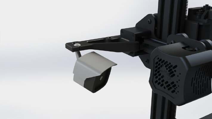 Raspberry Pi Camera V2 Mount for Ender 3 v2 | 3d print model