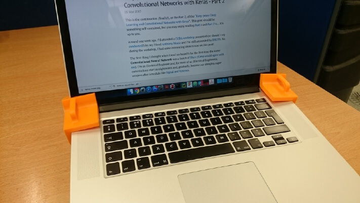 Laptop Tummy Holder | 3d print model