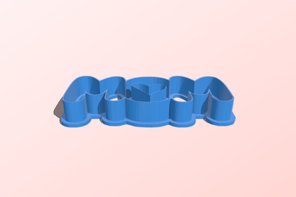 Mom Cookie Cutter | 3d print model