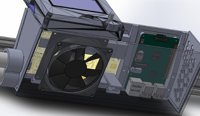 Case for RUMBA board + Raspberry Pi (Octoprint) | 3d print model