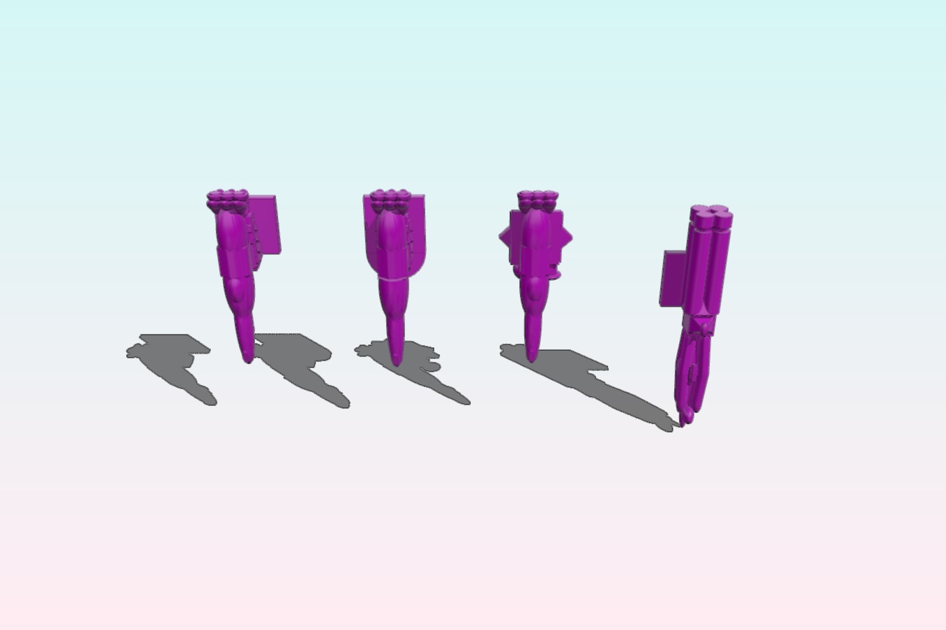   ROBOTECH Inherit the Stars United Nations (REF) Fleet RRT Strategy GAME PIECES set3 Garfish Type2