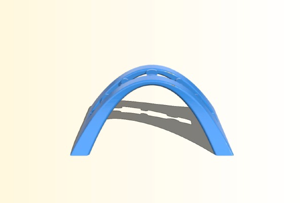 Vertical Elegant Arch MacBook Pro 2017 15" Stand | 3d print model