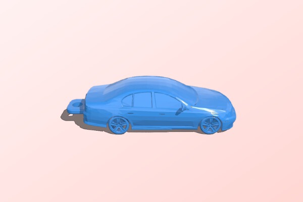 Ford ba keyring | 3d print model