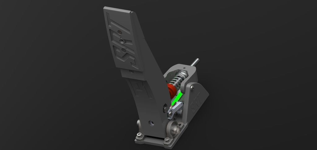 SRT P1 Sim Racing Throttle Clutch Pedal