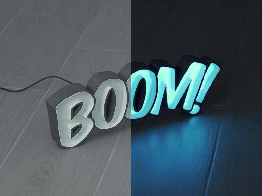 LED Marquee Boom | 3d print model