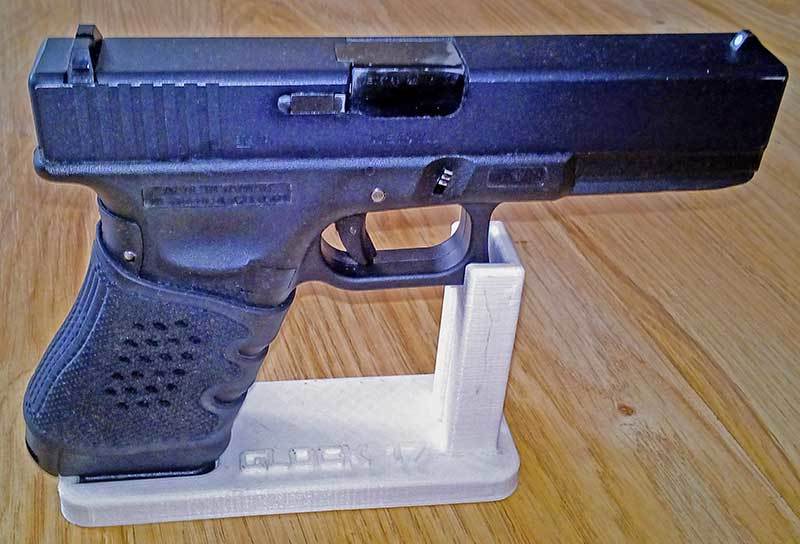 Stand for Glock gun