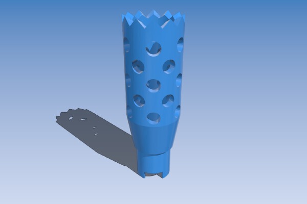 Dummy breacher choke for Tokyo Marui M870 Breacher airsoft shotgun | 3d print model