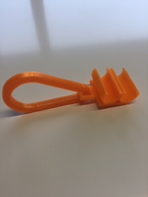 Scuba Diving Regulator Hose Clip and Carabina | 3d print model