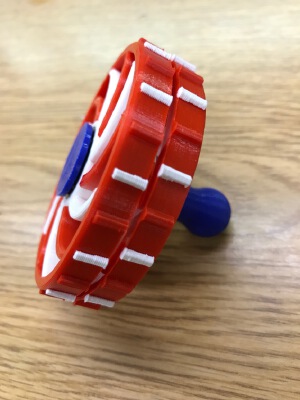 Multi Color Mesmerizing Fidget Spinner | 3d print model
